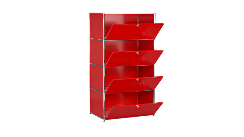 USM Haller Regal individualisierbar in Breite 75 cm x  Tiefe 50 cm