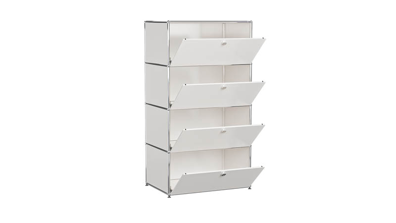 USM Haller Regal individualisierbar in Breite 75 cm x  Tiefe 50 cm