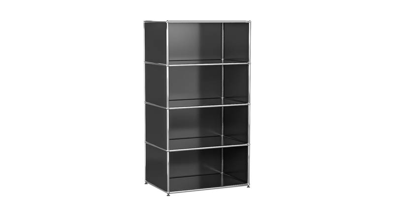 USM Haller Regal frei konfigurierbar in Breite 75 cm x  Tiefe 50 cm
