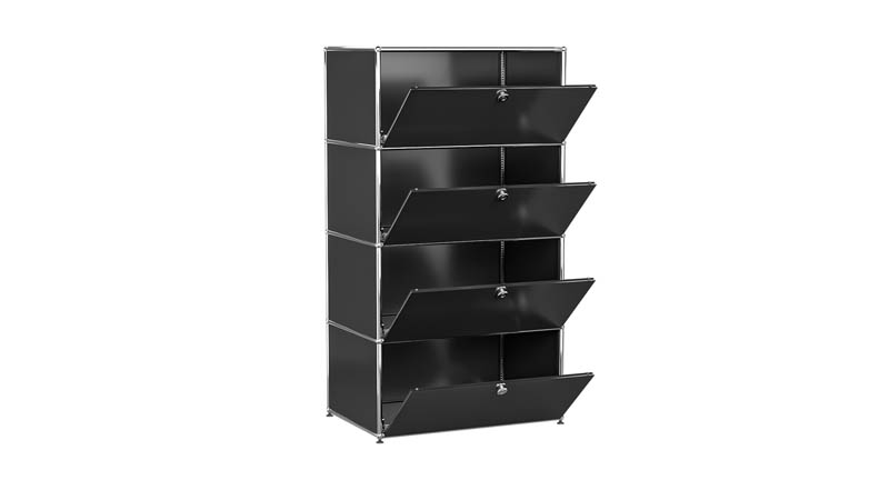 USM Haller Regal individualisierbar in Breite 75 cm x  Tiefe 50 cm