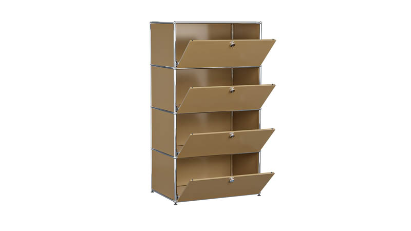 USM Haller Regal individualisierbar in Breite 75 cm x  Tiefe 50 cm