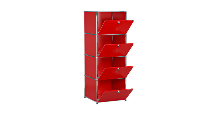 USM Haller Regal individualisierbar in Breite 50 cm x Tiefe 50 cm