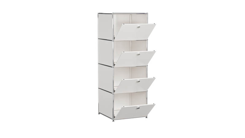 USM Haller Regal individualisierbar in Breite 50 cm x Tiefe 50 cm