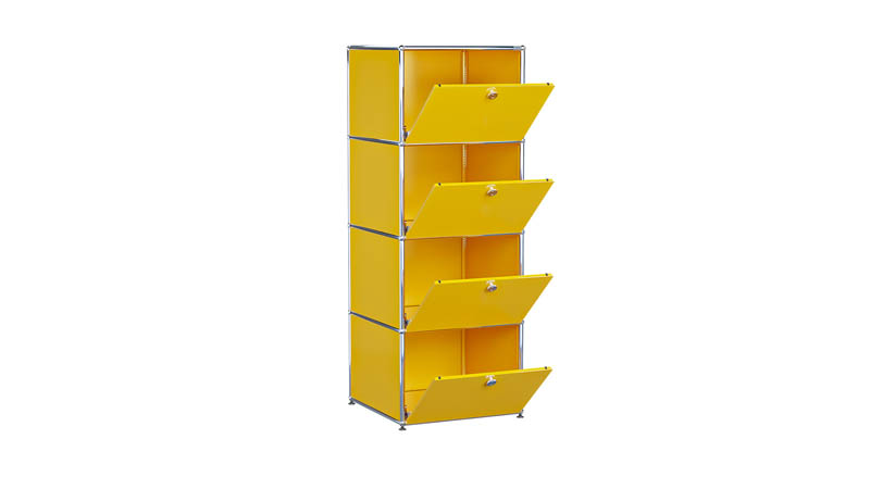 USM Haller Regal individualisierbar in Breite 50 cm x Tiefe 50 cm