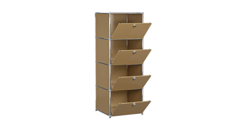 USM Haller Regal individualisierbar in Breite 50 cm x Tiefe 50 cm