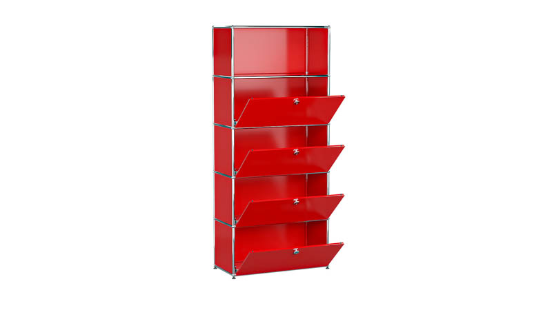 USM Haller Regal individualisierbar in Breite 75 cm x Tiefe 35 cm