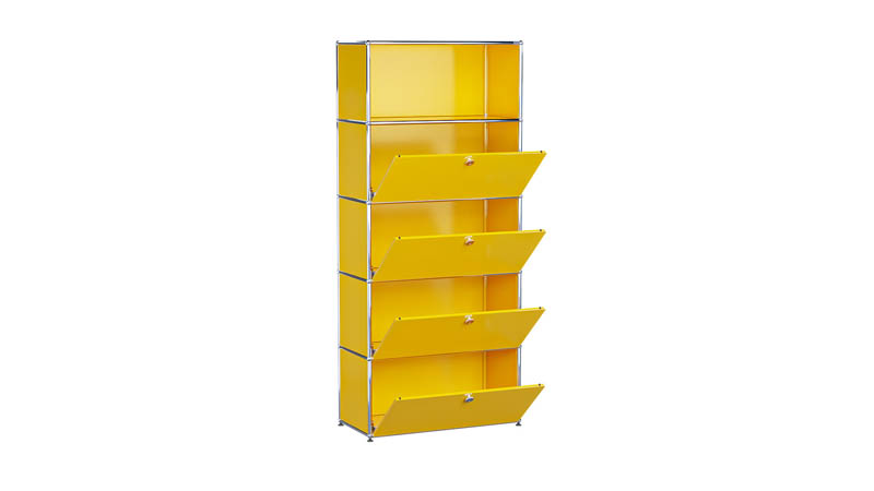 USM Haller Regal individualisierbar in Breite 75 cm x Tiefe 35 cm