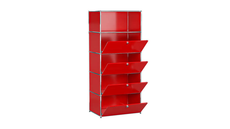 USM Haller Regal individualisierbar in Breite 75 cm x Tiefe 50 cm
