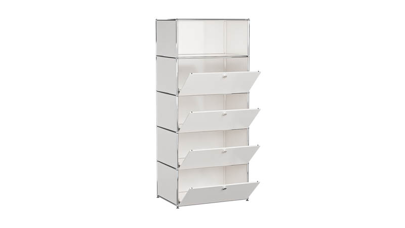 USM Haller Regal individualisierbar in Breite 75 cm x Tiefe 50 cm