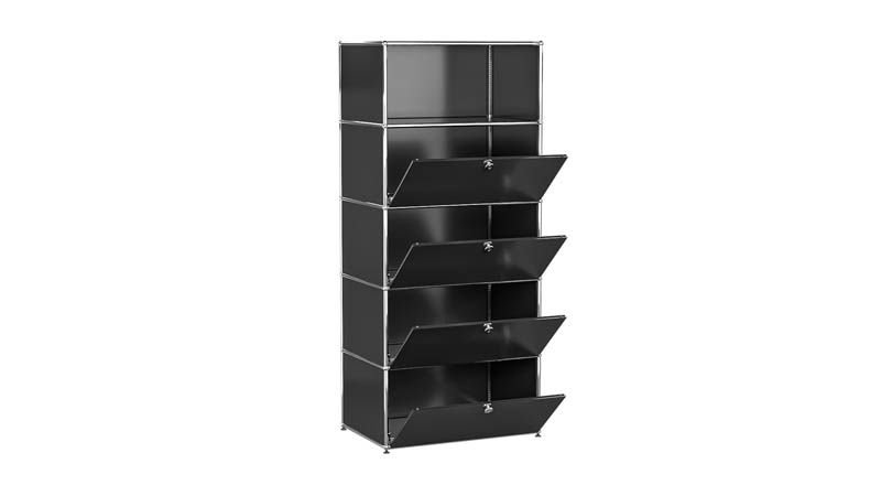 USM Haller Regal individualisierbar in Breite 75 cm x Tiefe 50 cm