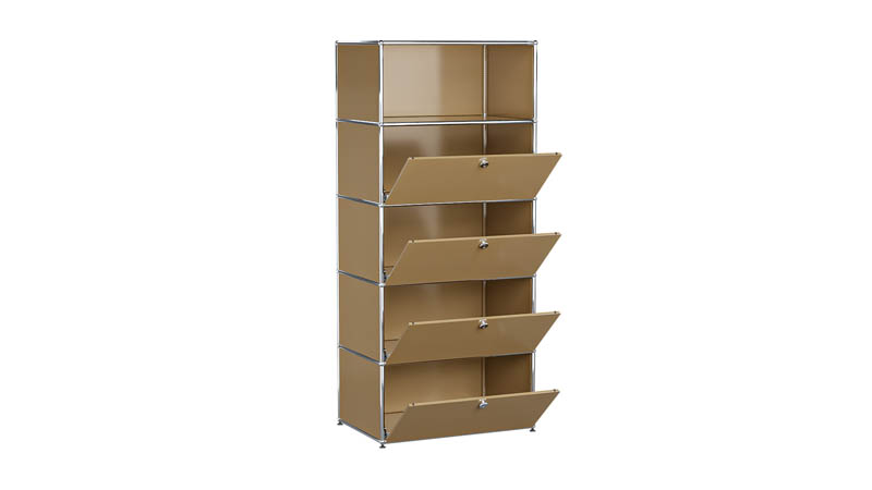 USM Haller Regal individualisierbar in Breite 75 cm x Tiefe 50 cm