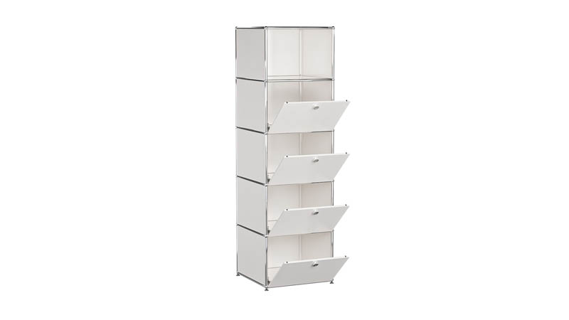 USM Haller Regal individualisierbar in Breite 50 cm x Tiefe 50 cm