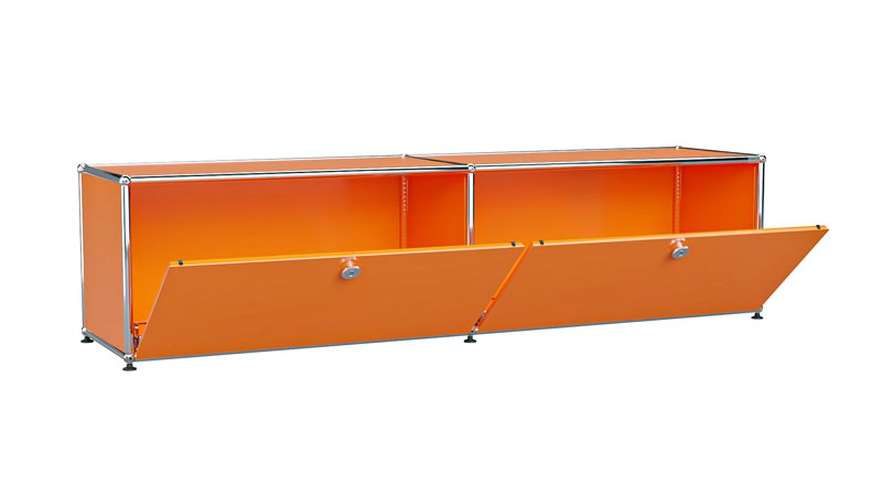 USM Haller Lowboard individualisierbar in Breite 150 cm x Tiefe 35 cm