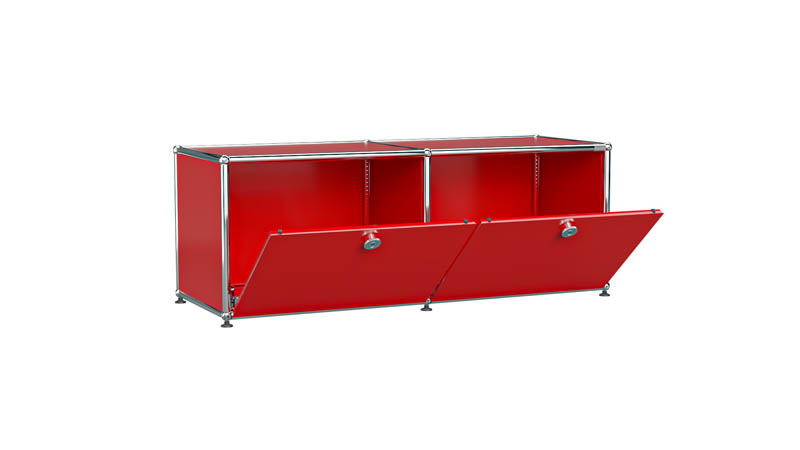 USM Haller Lowboard individualisierbar in Breite 100 cm x Tiefe 35 cm