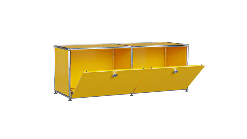USM Haller Lowboard individualisierbar in Breite 100 cm x Tiefe 35 cm