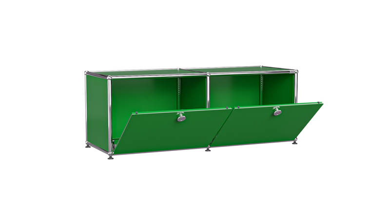 USM Haller Lowboard individualisierbar in Breite 100 cm x Tiefe 35 cm