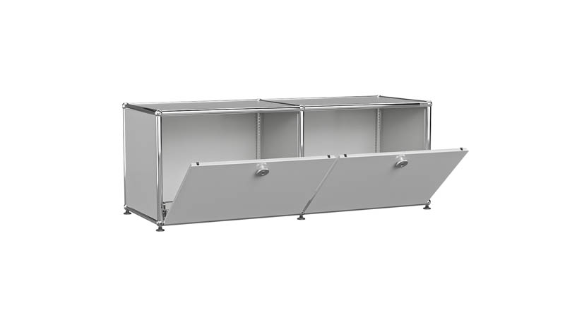 USM Haller Lowboard individualisierbar in Breite 100 cm x Tiefe 35 cm