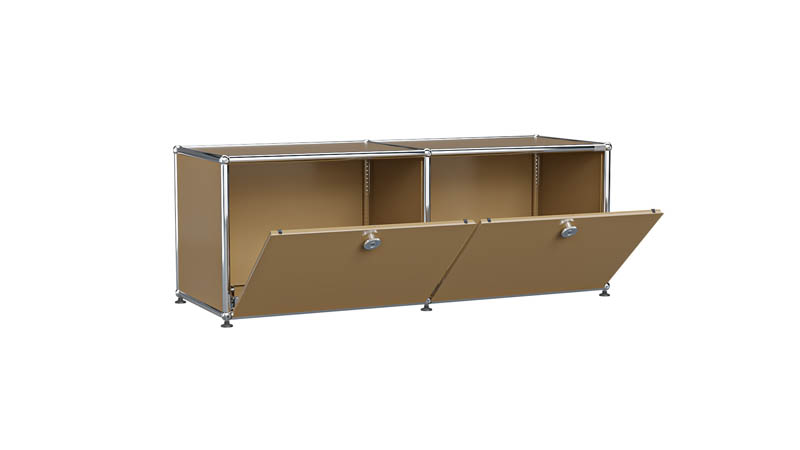 USM Haller Lowboard individualisierbar in Breite 100 cm x Tiefe 35 cm