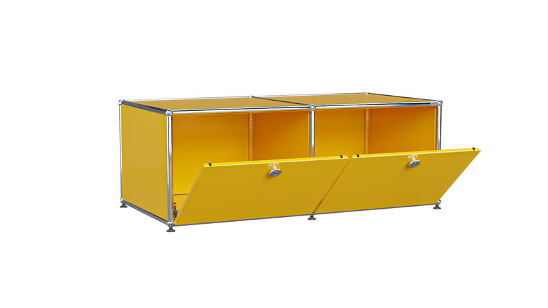 USM Haller Lowboard individualisierbar in Breite 100 cm x Tiefe 50 cm