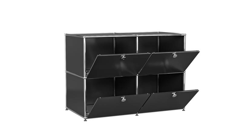 USM Haller Sideboard individualisierbar in Breite 100 cm x Tiefe 50 cm