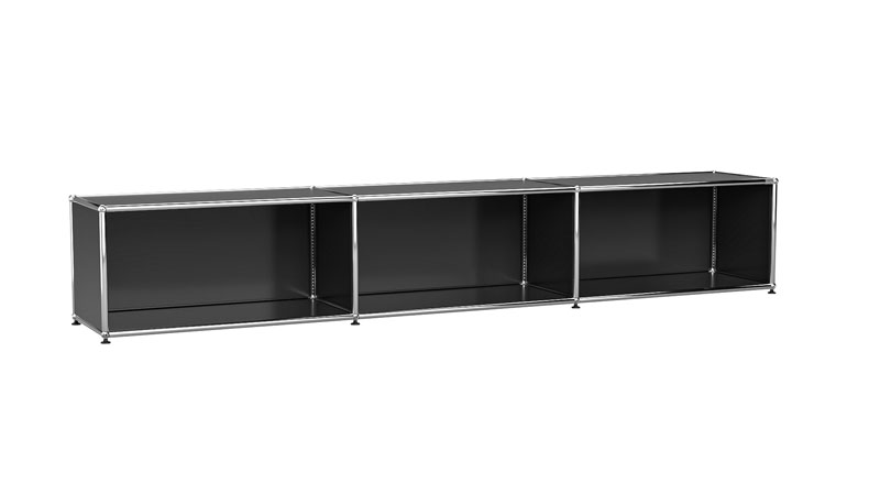 USM Haller Lowboard frei konfigurierbar in Breite 225 cm x Tiefe 35 cm