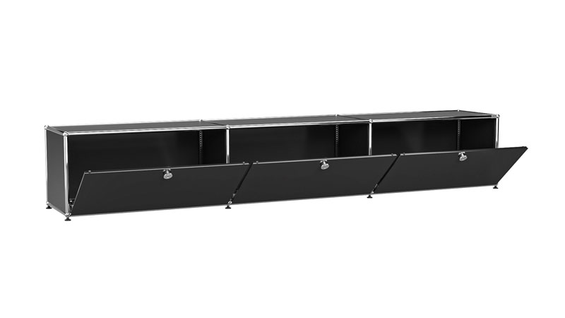 USM Haller Lowboard individualisierbar in Breite 225 cm x Tiefe 35 cm