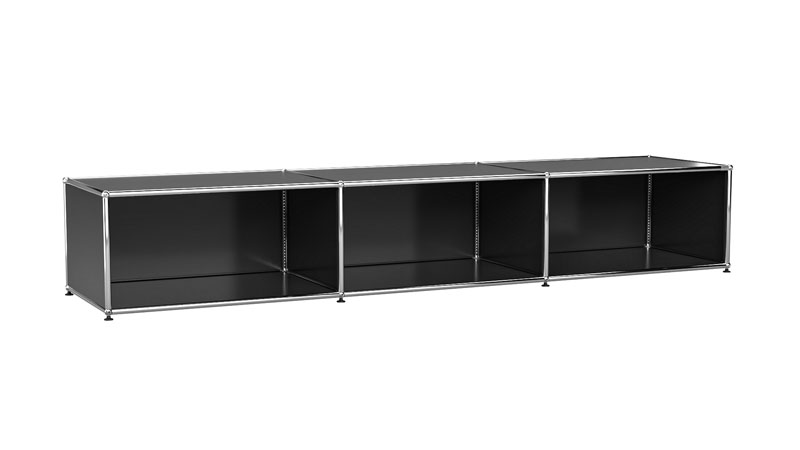 USM Haller Lowboard frei konfigurierbar in Breite 225 cm x Tiefe 50 cm