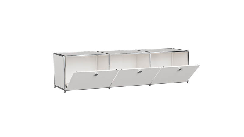 USM Haller Lowboard individualisierbar in Breite 150 cm x Tiefe 35 cm