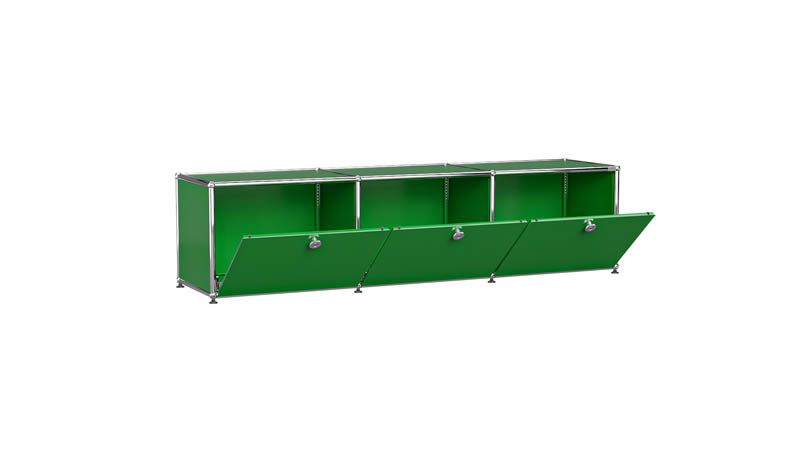 USM Haller Lowboard individualisierbar in Breite 150 cm x Tiefe 35 cm