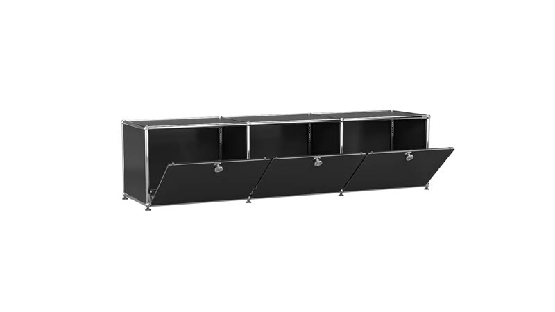 USM Haller Lowboard individualisierbar in Breite 150 cm x Tiefe 35 cm