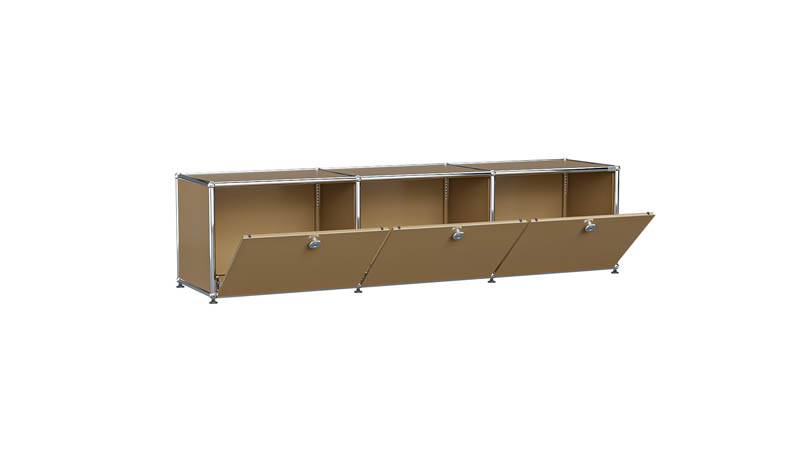 USM Haller Lowboard individualisierbar in Breite 150 cm x Tiefe 35 cm