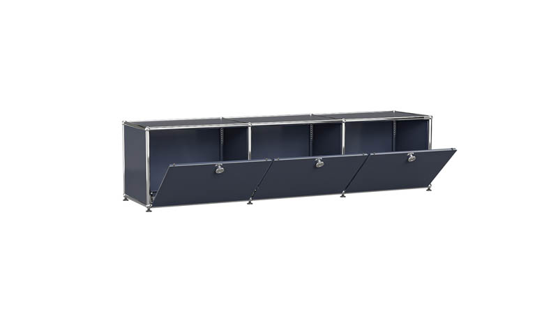 USM Haller Lowboard individualisierbar in Breite 150 cm x Tiefe 35 cm