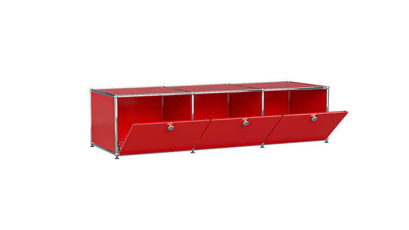 USM Haller Lowboard individualisierbar in Breite 150 cm x Tiefe 50 cm