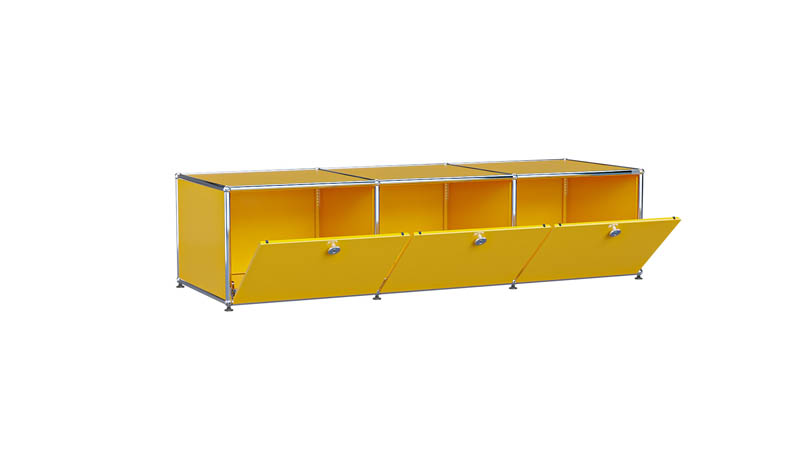 USM Haller Lowboard individualisierbar in Breite 150 cm x Tiefe 50 cm
