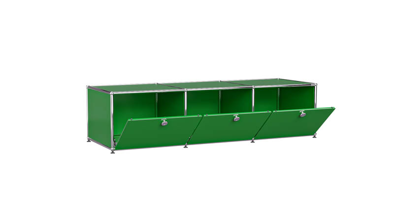 USM Haller Lowboard individualisierbar in Breite 150 cm x Tiefe 50 cm