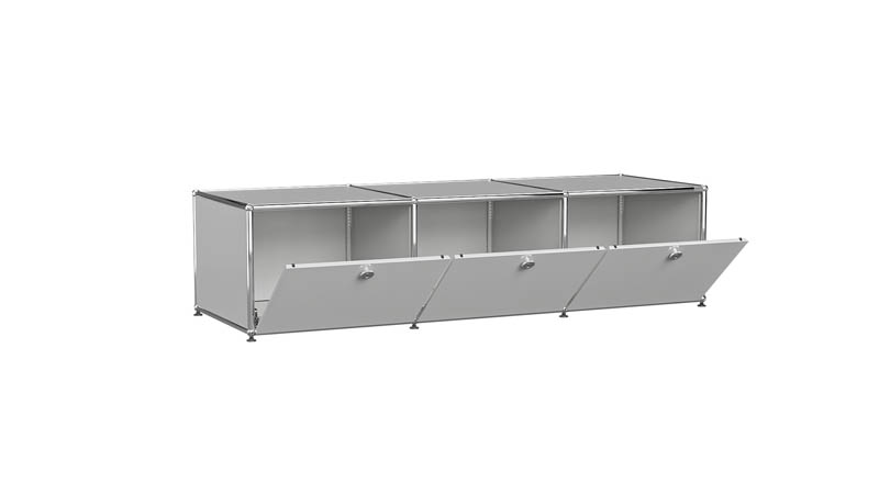 USM Haller Lowboard individualisierbar in Breite 150 cm x Tiefe 50 cm