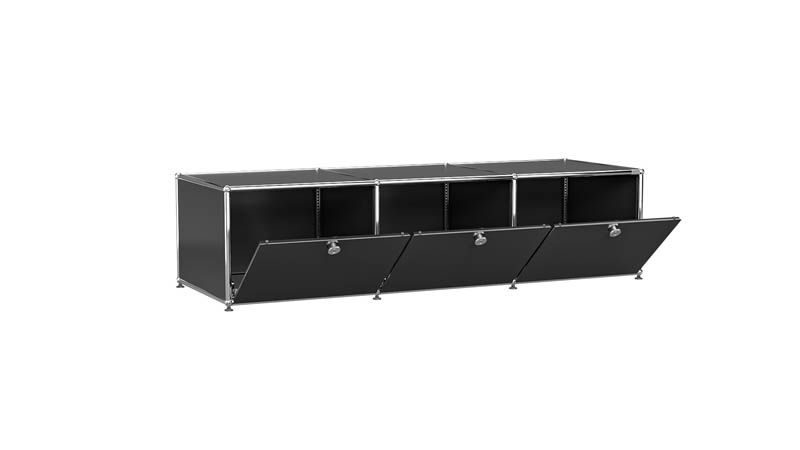 USM Haller Lowboard individualisierbar in Breite 150 cm x Tiefe 50 cm