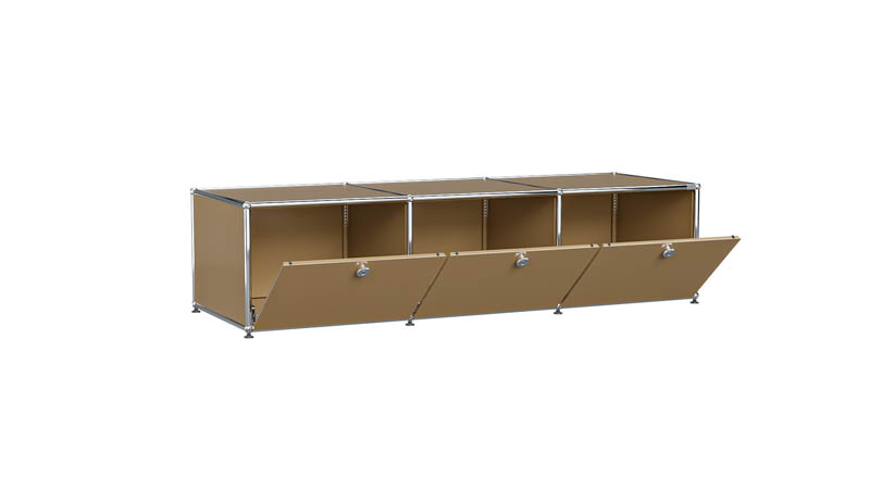 USM Haller Lowboard individualisierbar in Breite 150 cm x Tiefe 50 cm