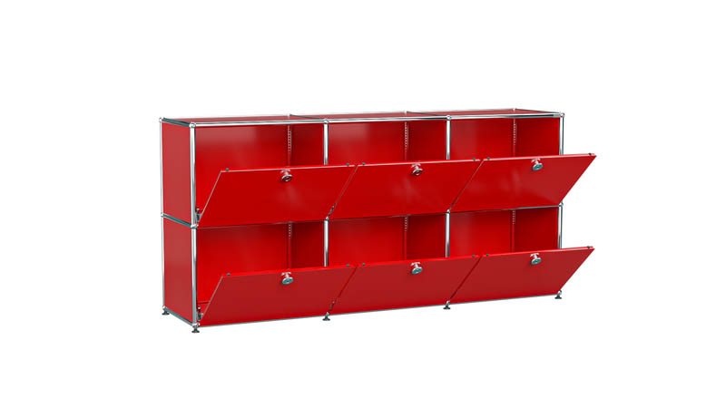 USM Haller Sideboard individualisierbar in  Breite 150 cm x Tiefe 35 cm