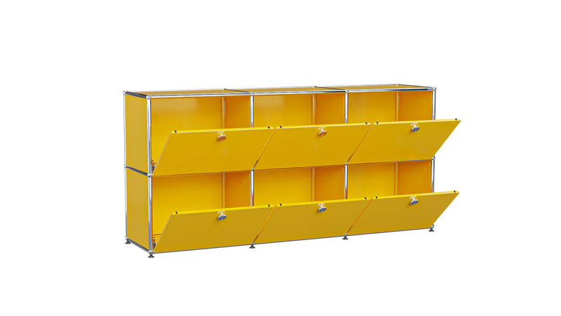 USM Haller Sideboard individualisierbar in  Breite 150 cm x Tiefe 35 cm