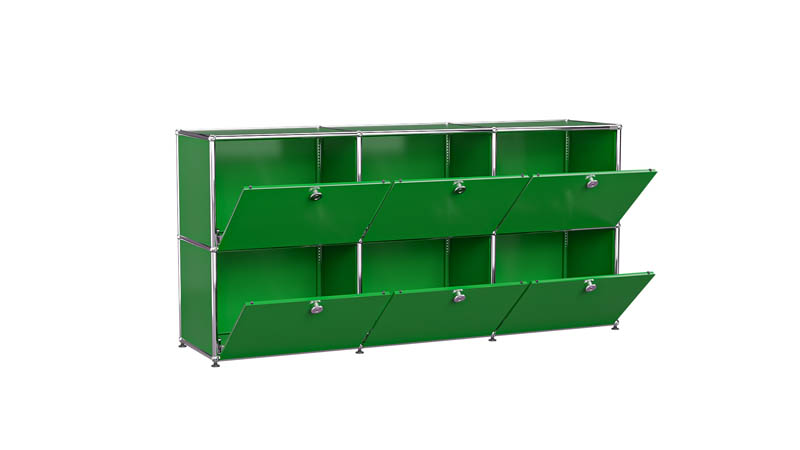 USM Haller Sideboard individualisierbar in  Breite 150 cm x Tiefe 35 cm