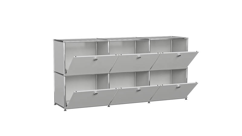 USM Haller Sideboard individualisierbar in  Breite 150 cm x Tiefe 35 cm