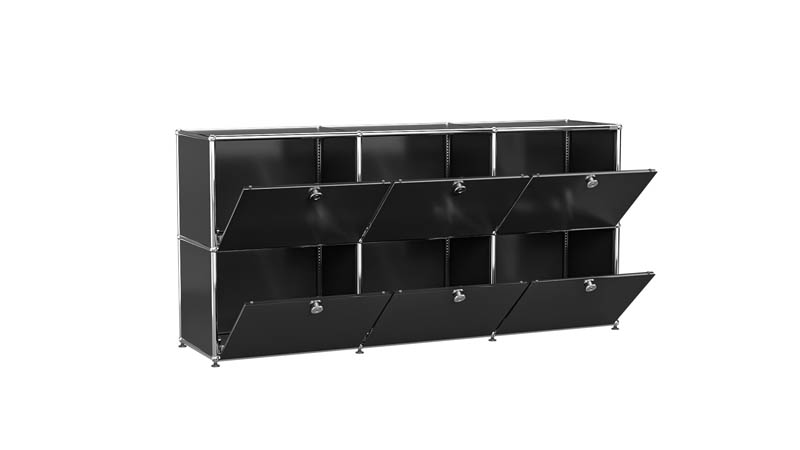 USM Haller Sideboard individualisierbar in  Breite 150 cm x Tiefe 35 cm