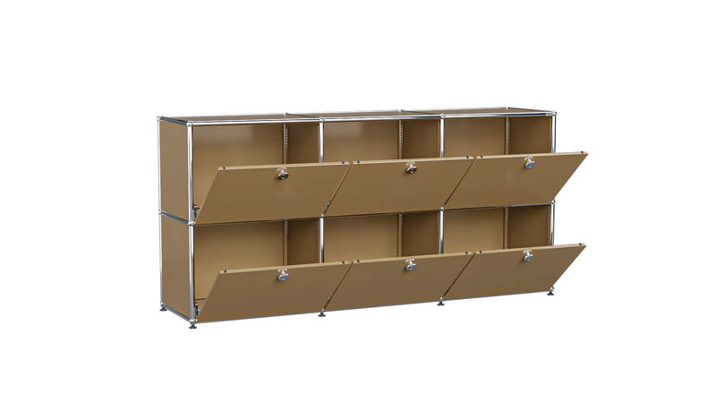 USM Haller Sideboard individualisierbar in  Breite 150 cm x Tiefe 35 cm