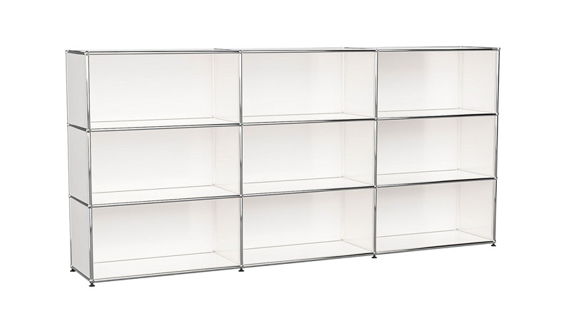 USM Haller Sideboard frei konfigurierbar in Breite 225 cm x Tiefe 35 cm
