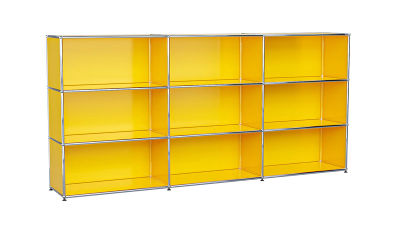 USM Haller Sideboard frei konfigurierbar in Breite 225 cm x Tiefe 35 cm