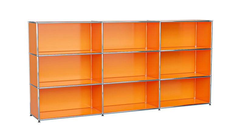 USM Haller Sideboard frei konfigurierbar in Breite 225 cm x Tiefe 35 cm