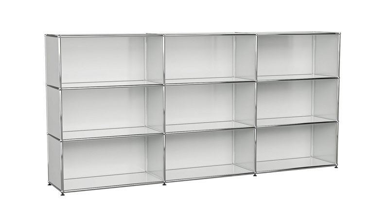 USM Haller Sideboard frei konfigurierbar in Breite 225 cm x Tiefe 35 cm