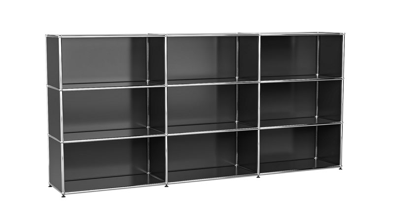 USM Haller Sideboard frei konfigurierbar in Breite 225 cm x Tiefe 35 cm