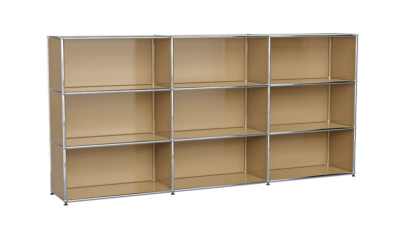 USM Haller Sideboard frei konfigurierbar in Breite 225 cm x Tiefe 35 cm